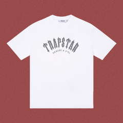 TRAPSTAR Crystal Arch Logo T-Shirt White