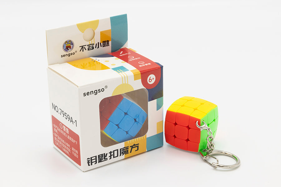 ShengShou Mini Pillowed Keychain Cube 3x3