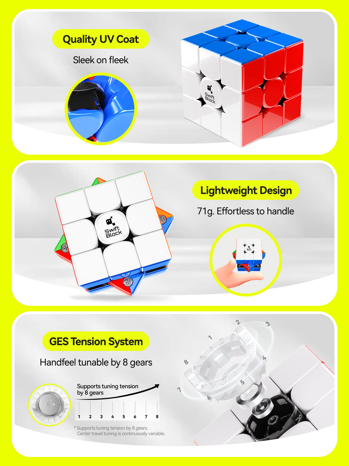 Swift Super MagLev UV 3x3